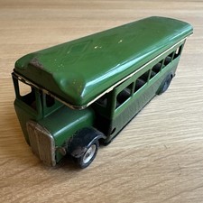 Tri-ang Minic Tinplate Clockwork Single-Decker 52M Green Line Bus