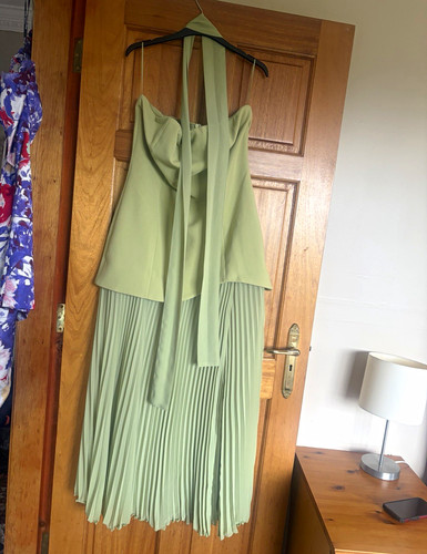 Gina tricot green chiffon - tricot,