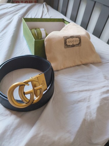 Authentic gucci belt with - authentic,