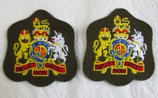 Pair British Army:"WARRANT