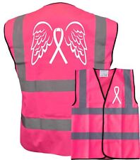 Angel Wings Cancer Hi Vis Pink