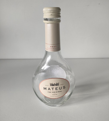 Small empty clear mateus rose - small,