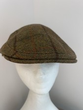 Pakeman Catto & Carter Tweed Flat Cap 7 & 1/4  (59) Hacking Racing Game