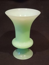 Vintage Jade Green Opaline Urn