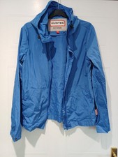 Hunter Rain Coat Mens Small Light Blue