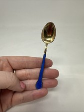 Sterling Silver Blue Enamel