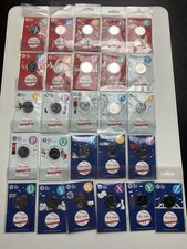 Royal Mint 2018 Alphabet A-Z 10p Coin Set Carded Sealed Full Set Of 26