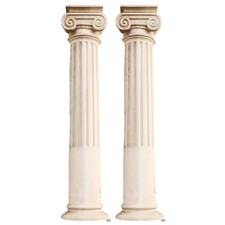 Two Roman Pillars Lifesize Cardboard Cutout 195cm