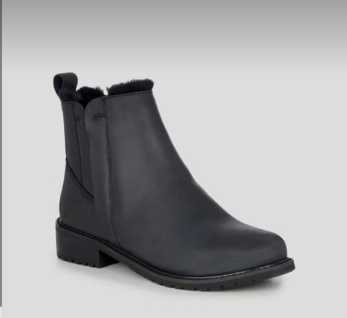 Emu pioneer black leather - emu,