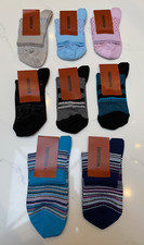 MISSONI Womens Short Ankle Socks (Zig Zag/Striped/Glitter) Various colours/Sizes