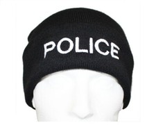 POLICE Beanie Woolly Hat