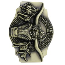 Bull Belt Buckle Western
