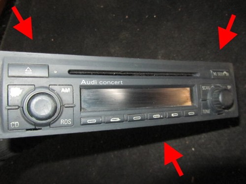 Audi head unit concert cd - head,