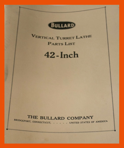 Bullard vertical turret lathe - bullard,