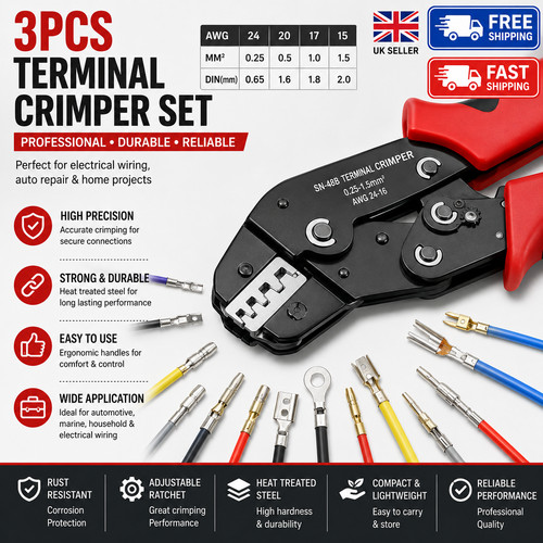 Ratcheting crimping tool open - crimping,