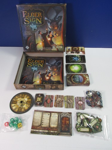 Complete elder sign board game - sign,
