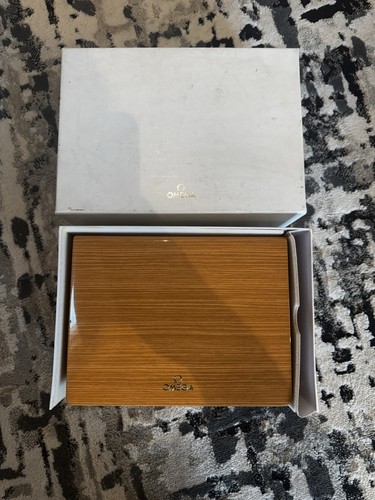 Genuine omega large wooden - omega,