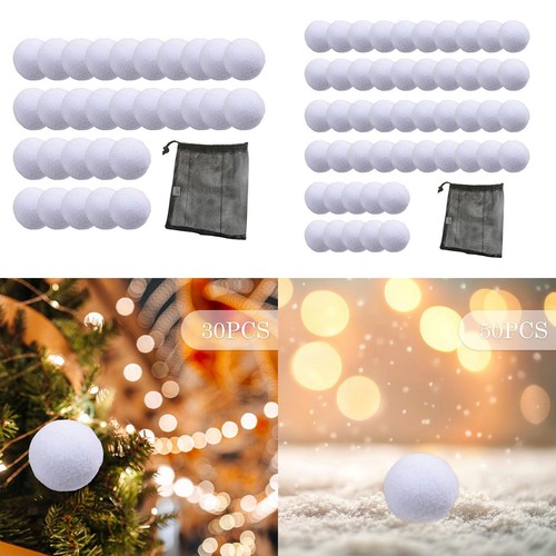 Fake snowballs realistic - fake,