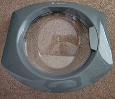 HOTPOINT WF541 WF541G GREY GRAPHITE AQUARIUS WASHING MACHINE DOOR COMPLETE