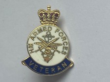 Armed forces veteran enamel - armed,