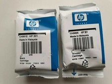 HP 301 Black & Tri-Colour Genuine Ink Cartridges, CH561E, CH562E, HP301