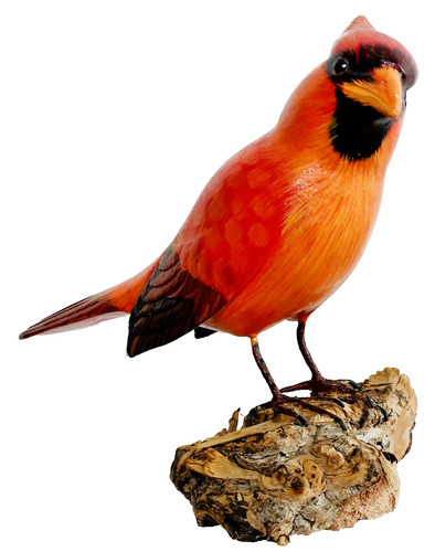 Northern cardinal figurine - northern,