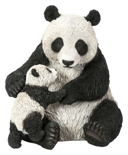 Panda mother baby zoo - panda,