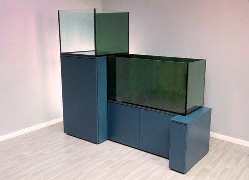 Modern aquarium set two - modern,