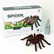 NEW Remote Control Creepy Soft Scary Plush Spider Infrared RC Tarantula Kid Toys