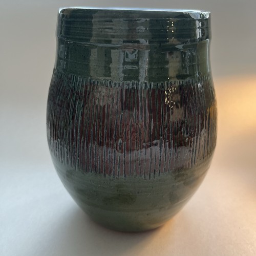 Handmade studio pottery vase - handmade,