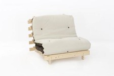 Futon Single Wood Frame with Luxury 11cm Mattress 3ft