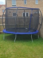 10ft Sportspower Quad Loc Trampoline with Easi Store Enclosure.