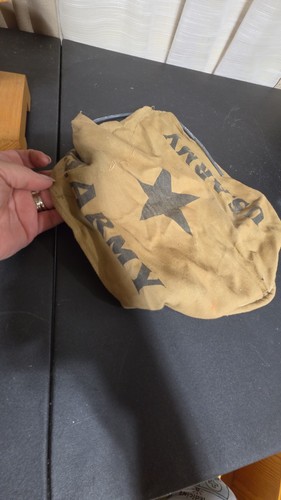 Vintage salvage fabric tarp - salvage,