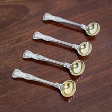 Four Victorian Silver Mustard