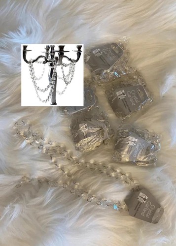 Clear acrylic crystal garlands - clear,