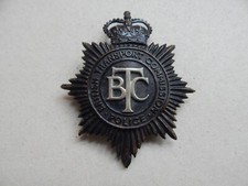 Obsolete British Transport Commission Police Helmet Badge Q/C  CT