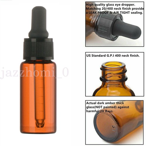 Glass dropper bottles - dropper,