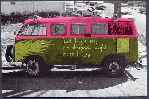 Modern postcard volkswagen - modern, postcard:
