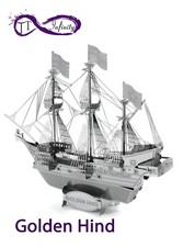 Metal Model Golden Hind Ships