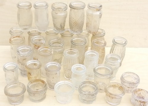 Vintage old antique glass - old,