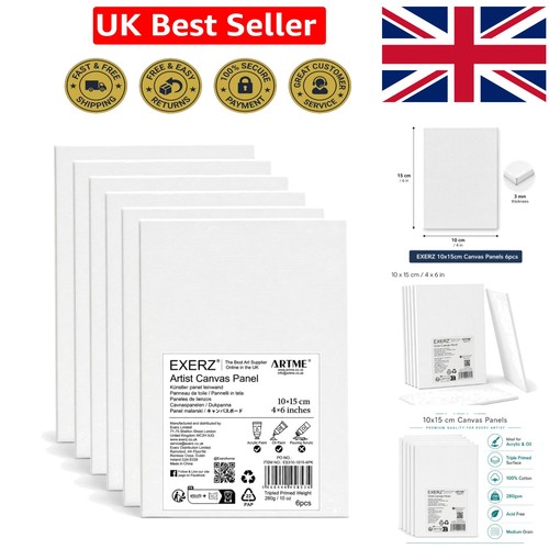 10x15cm cotton canvas panels - 10x15cm,