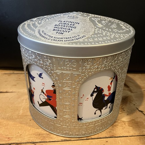 Biscuit tin musical - m&s,