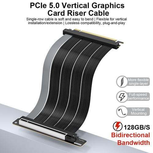 Pcie x16 gpu riser - 5.0,