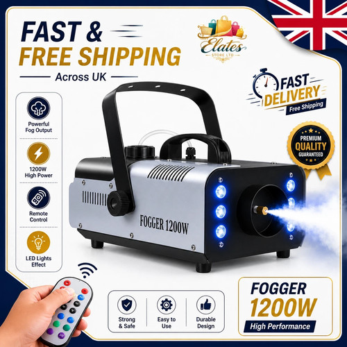 1200w 9led fog smoke machine - 1200w,