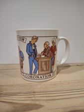Vintage Kilncraft Coronation Street Mug 1980s Retro 