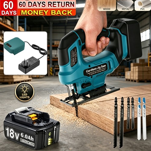 Cordless jig saw 6 blades - +,