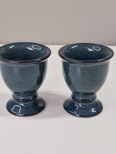 Denby Greenwich Egg Cups x2