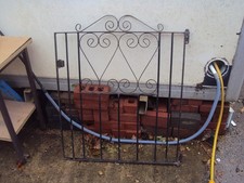 WROUGHT IRON SIDE GATE with Hinges Used