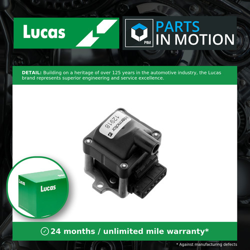 Ignition coil dab430 lucas - coil,