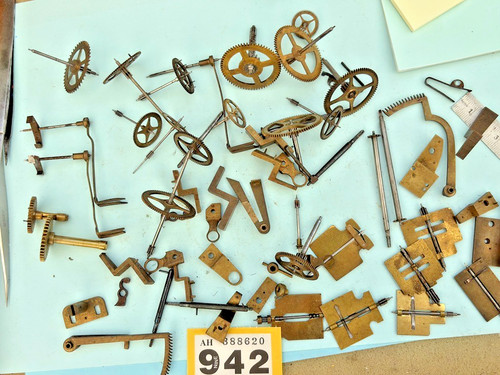 Antique french clock movement - antique,